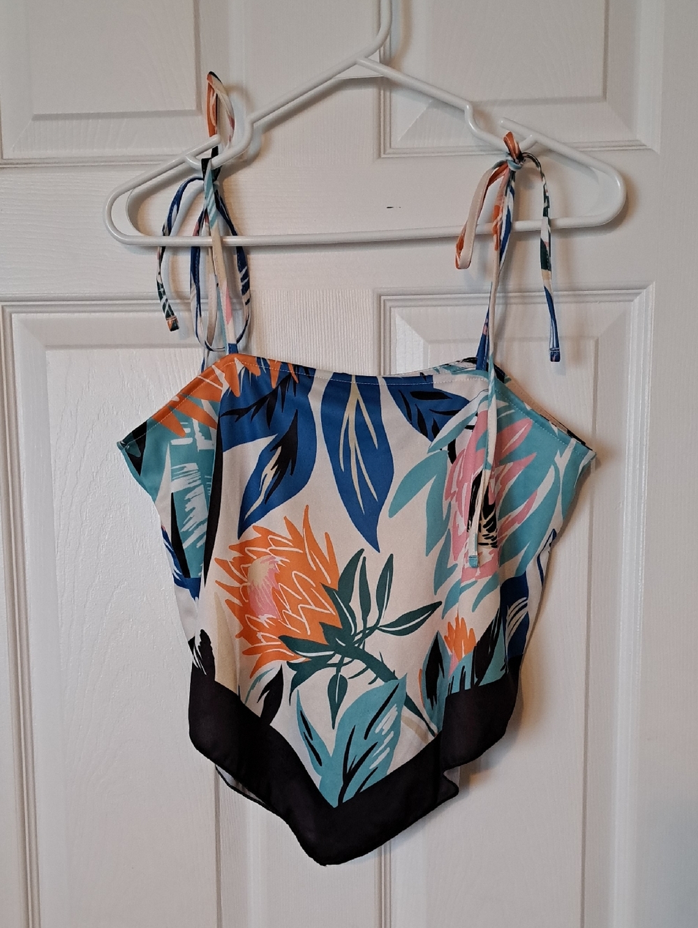 Zara Blue & White Striped Summer Top